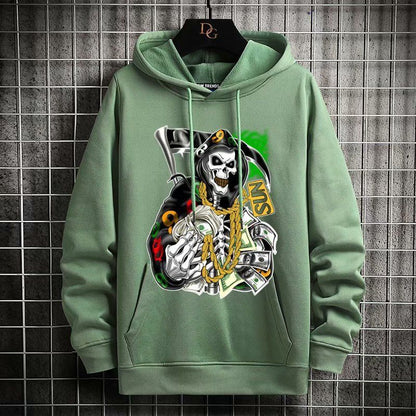 "Cash Made" Unisex Men Women Streetwear Graphic Hoodie Daulet Apparel