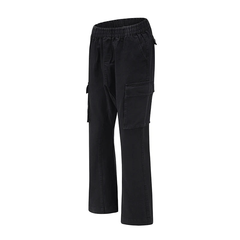 2023 camouflage micro flare pants fashionable streetwear camo cargo pants for male slim fit trousers women baggy casual clothes unique cargo style 2649