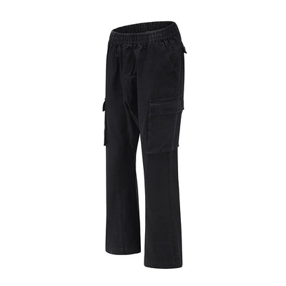 2023 camouflage micro flare pants fashionable streetwear camo cargo pants for male slim fit trousers women baggy casual clothes unique cargo style 2649