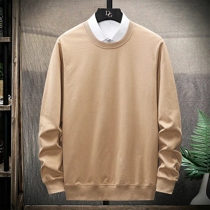 Spring Autumn Men's Hoodies Hip Hop Harajuku Fashion Solid Color Sweatshirt Men Casual 100%Cotton Men Clothing O-Neck Hoodies Street King Limited