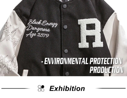 rainbowtouches 2021 jacket unisex street jackets letter embroidered baseball uniform men hip hop mens superior quality coat unique default style 4471