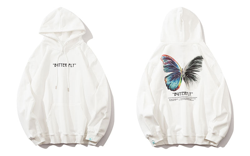 "Butterfly Effect" Unisex Men Women Streetwear Graphic Hoodie Daulet Apparel