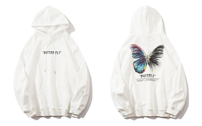 "Butterfly Effect" Unisex Men Women Streetwear Graphic Hoodie Daulet Apparel