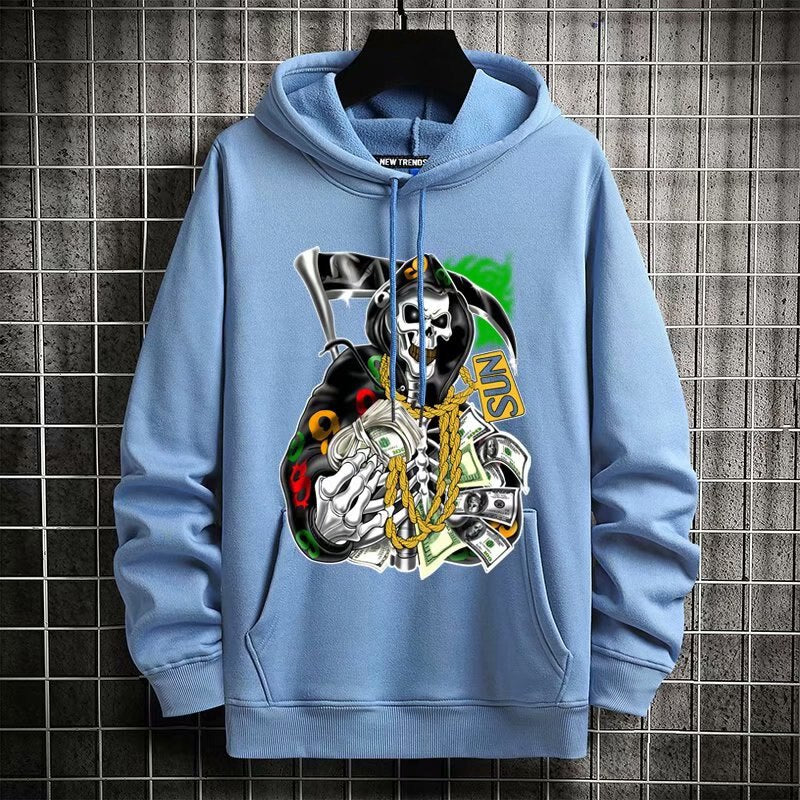 "Cash Made" Unisex Men Women Streetwear Graphic Hoodie Daulet Apparel