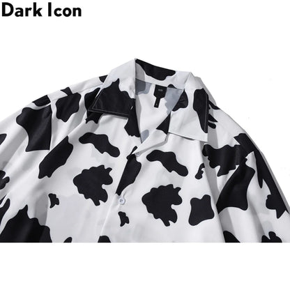 Dark Icon Printed Light Weight Hawaiian Shirt Men Summer Beach Holiday Men's Shirts Street Shirts Man Male Top Street King Limited