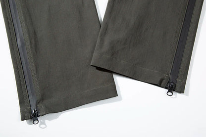 Ankle Zipper Color Block Streetwear Straight Casual Cargo Pants for Men Drawstring Harajuku Oversize Hip Hop Loose Trousers Street King Limited