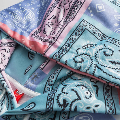 Bandana Patchwork Hoodies Sweatshirts Streetwear 2020 Autumn Mens Hip Hop Casual Hooded Pullover Hoodie Harajuku Tops WY086 Street King Limited