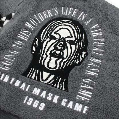 men hip hop harajuku letter embroidery fleece jackets and coats new outerwears winter warm thick streetwear bomber jacket parkas unique default style 5035
