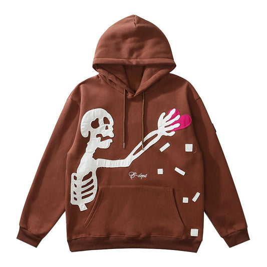 "Catch The Falling" Unisex Men Women Streetwear Graphic Hoodie Daulet Apparel