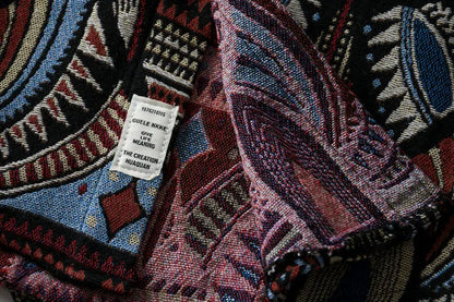 Streetwear Gonthwid Knitted Shirts Nation Style Geometry Flowers Color Block Patc Gonthwid Knitted Shirts Nation Style Geometry Flowers Color Block Patchwork Long Sleeve Button Shirt Hip Hop Casual Tops Coats Fashion Sweater Jacket With Graphic Design For Men
