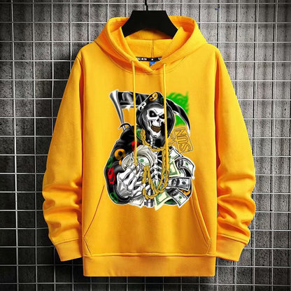 "Cash Made" Unisex Men Women Streetwear Graphic Hoodie Daulet Apparel