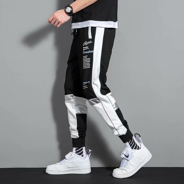 "Straight Line" Unisex Men Women Streetwear Joggers Daulet Apparel