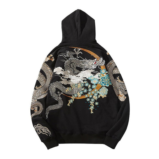 "Diamond Dragon" Unisex Men Women Streetwear Graphic Hoodie Daulet Apparel