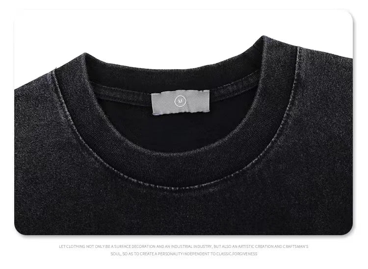 Spring summer new product the same drop-out bear print short-sleeved T-shirt man Street King Limited