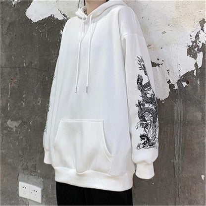 "Keep It Cool" Unisex Men Women Streetwear Graphic Hoodie Daulet Apparel