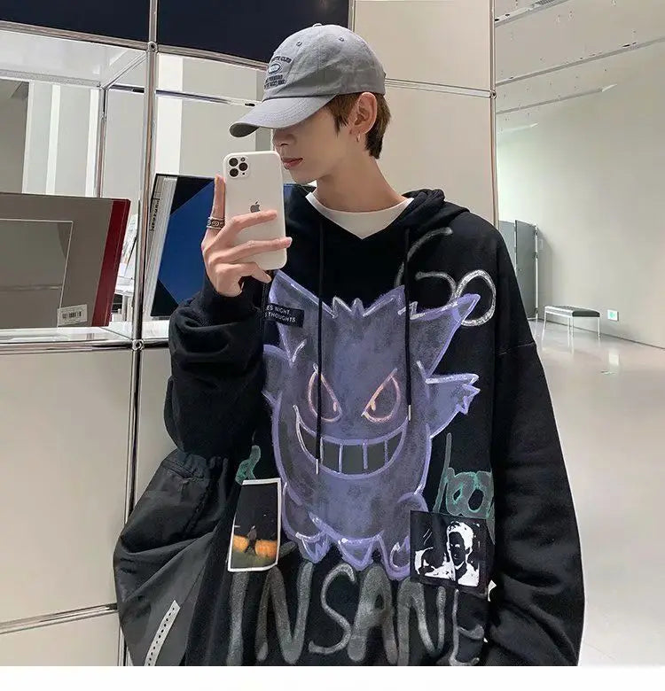 Autumn winter sweatshirts women hoodies Hong Kong style ins trend hip hop tops loose casual long sleeve pullover female clothes Street King Limited