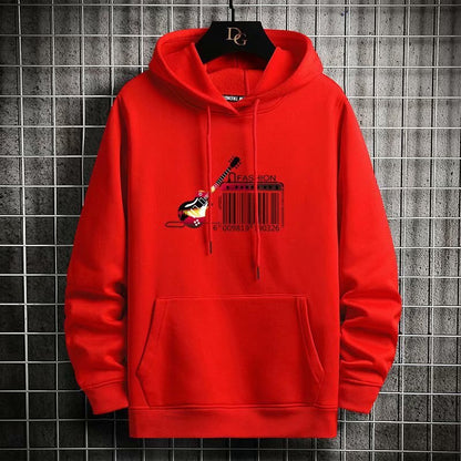 "Barcode" Unisex Men Women Streetwear Graphic Hoodie Daulet Apparel