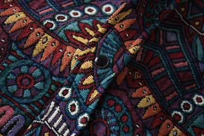 Streetwear Gonthwid Knitted Shirts Harajuku Geometry Nation Style Flowers Button Gonthwid Knitted Shirts Harajuku Geometry Nation Style Flowers Button Shirt Streetwear Hip Hop Casual Long Sleeve Tops Coats Fashion Sweater Jacket With Graphic Design For Men