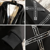 "Cross" Windbreaker Streetwear Hooded Jacket Daulet Apparel