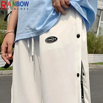 Rainbowtouches Fashion Classic Brand Mens Casual Pants Bandana Pattern Trousers Loose Outdoor Sporst Style Boy Tie Feet Overalls Street King Limited