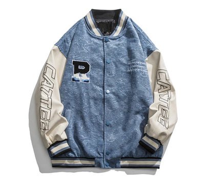 rainbowtouches 2021 new jacket men unisex street jackets letter embroidered baseball uniform hip hop mens superior quality coat unique default style 4455