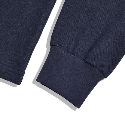 Heavy Long Sleeve T Shirt Men Autumn Winter New Round Neck Plain Color Thick Cotton T-shirt Casual Basic Bottoming Shirt Street King Limited