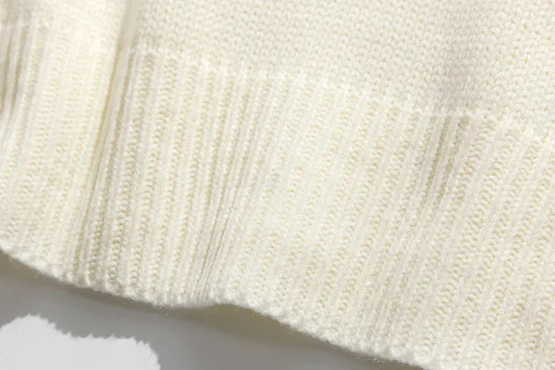 GONTHWID Bear Patchwork Striped Knitted Jumpers Sweaters Streetwear Hip Hop Harajuku Casual Pullover knitwear Mens Fashion Tops Street King Limited