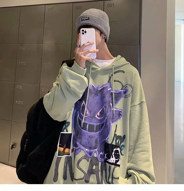 Autumn winter sweatshirts women hoodies Hong Kong style ins trend hip hop tops loose casual long sleeve pullover female clothes Street King Limited