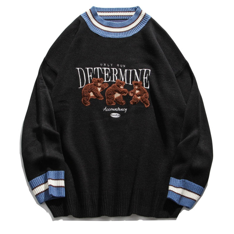 "Determined" Unisex Men Women Streetwear Graphic Sweater Daulet Apparel