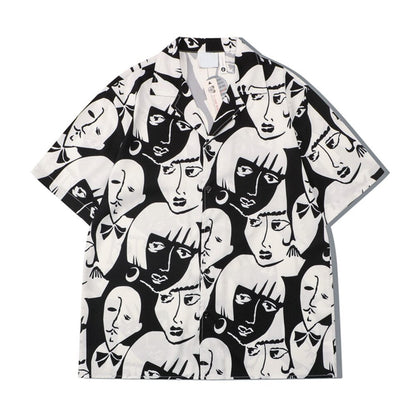 "Comical" Unisex Men Women Streetwear Graphic Shirt Daulet Apparel