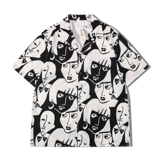 "Comical" Unisex Men Women Streetwear Graphic Shirt Daulet Apparel