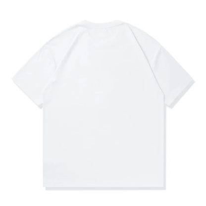 Hip Hop Streetwear Harajuku T Shirt Girl Japanese Kanji Print Tshirt 2021CC Summer Mens Short Sleeve Cotton Oversized T-Shirt Street King Limited