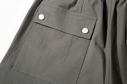 Ankle Zipper Color Block Streetwear Straight Casual Cargo Pants for Men Drawstring Harajuku Oversize Hip Hop Loose Trousers Street King Limited