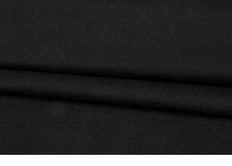 Men Hip Hop T Shirt Streetwear Dark Style Shadow Printed T-Shirt 2023 Summer Short Sleeve Tshirt Harajuku Cotton Tops Tees Black Street King Limited