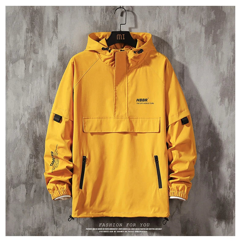 2023 men streetwear jackets and coats hip hop harajuku mens windbreaker overcoat mens clothing unique default style 650