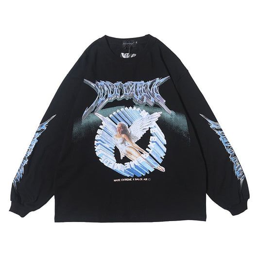 Street King Apparel "Angel Zenith" Unisex Men Women Streetwear Graphic Hoodie - Street King Apparel