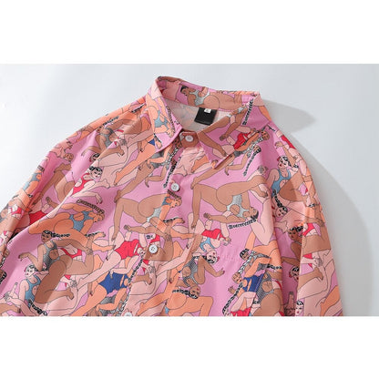 "Living Large" Unisex Men Women Streetwear Graphic Shirt Daulet Apparel
