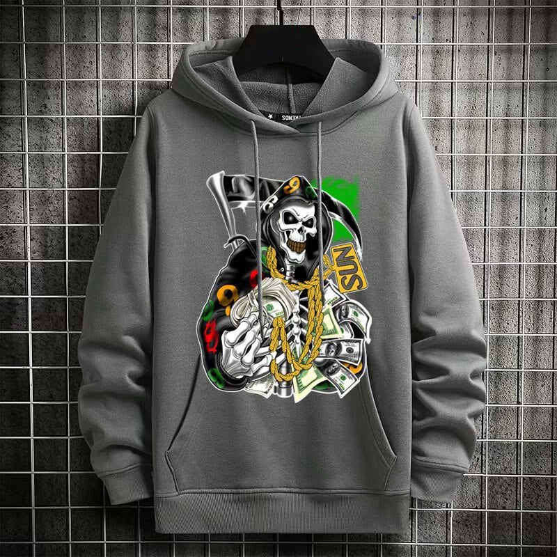 "Cash Made" Unisex Men Women Streetwear Graphic Hoodie Daulet Apparel
