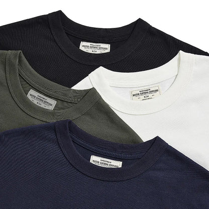 Heavy Long Sleeve T Shirt Men Autumn Winter New Round Neck Plain Color Thick Cotton T-shirt Casual Basic Bottoming Shirt Street King Limited
