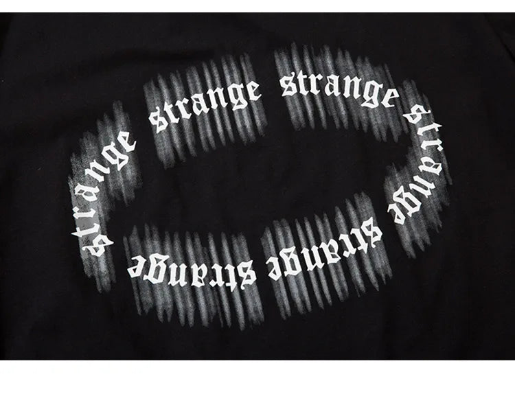 Aolamegs Men's Tee Shirts High Street Cool Boy Printed Oversized T Shirt Men Summer Casual All-match Vintage Advanced Streetwear Street King Limited