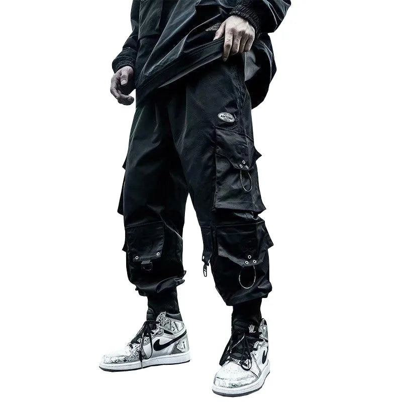 arens cargo pants men joggers hip hop techwear pants hippie cargo trousers for men streetwear plus size pockets oversize a18 streetwear sweatpants