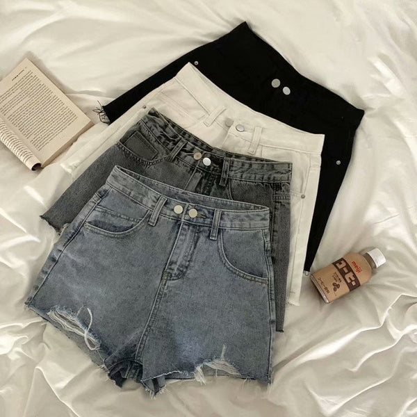 "Basic" Women Streetwear Denim Shorts Daulet Apparel