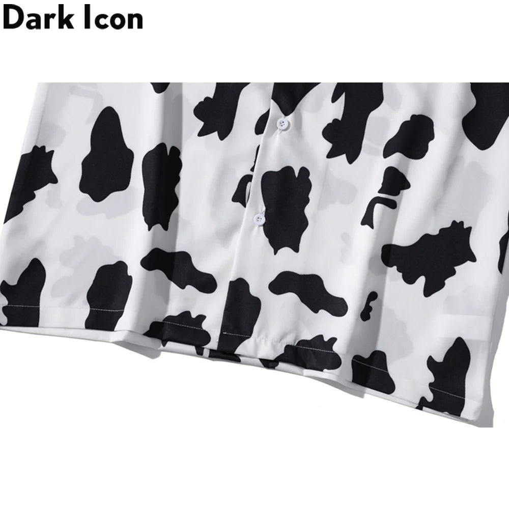 Dark Icon Printed Light Weight Hawaiian Shirt Men Summer Beach Holiday Men's Shirts Street Shirts Man Male Top Street King Limited