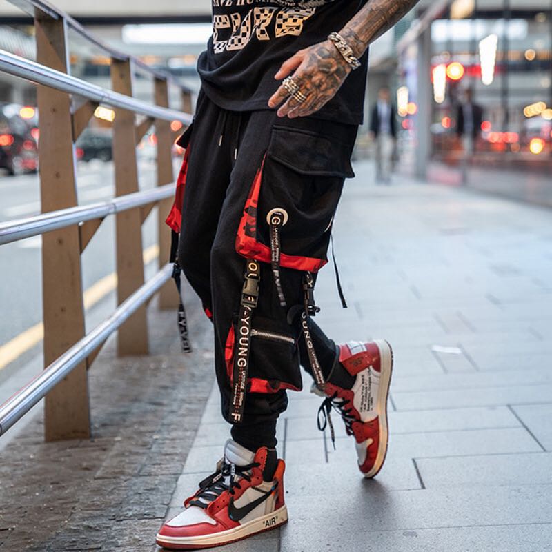 "Hang" Streetwear Hip Hop Unisex Tactical Joggers Daulet Apparel