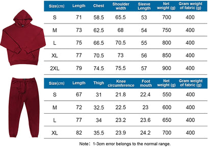rainbowtouches quality pure cotton 2 piece couple hoodie solid color hip hop casual sportswear pullover mens pants plush unique default style 278