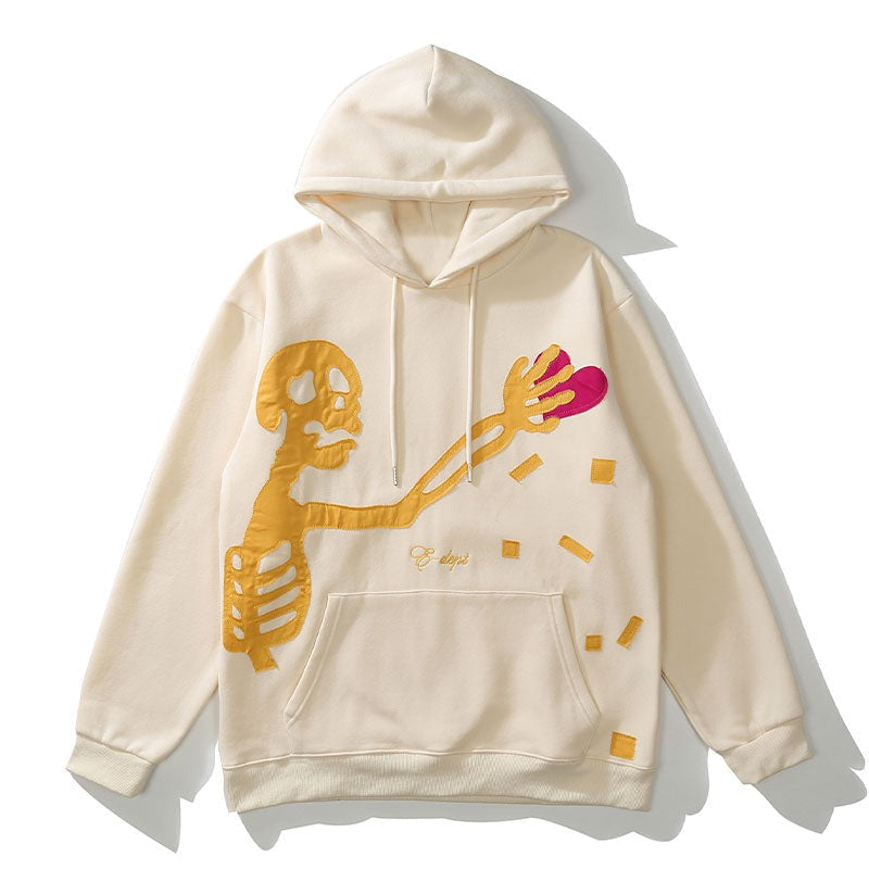 "Catch The Falling" Unisex Men Women Streetwear Graphic Hoodie Daulet Apparel