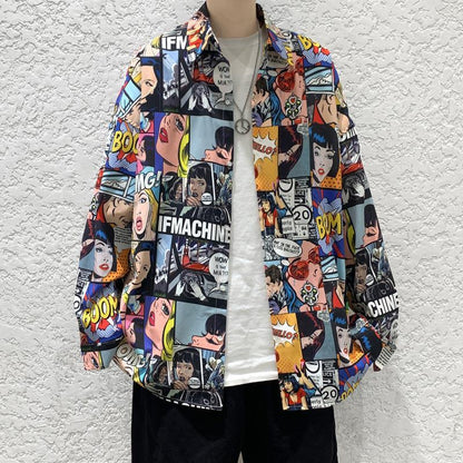 "Comical Jokes" Unisex Men Women Streetwear Graphic Shirt Daulet Apparel