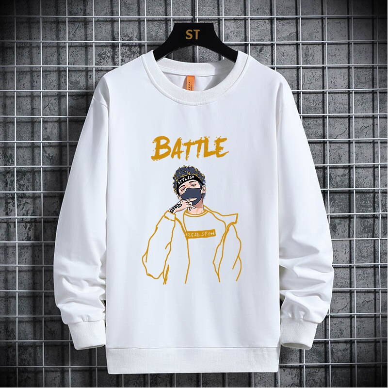 "Battle" Unisex Men Women Streetwear Graphic Hoodie Daulet Apparel