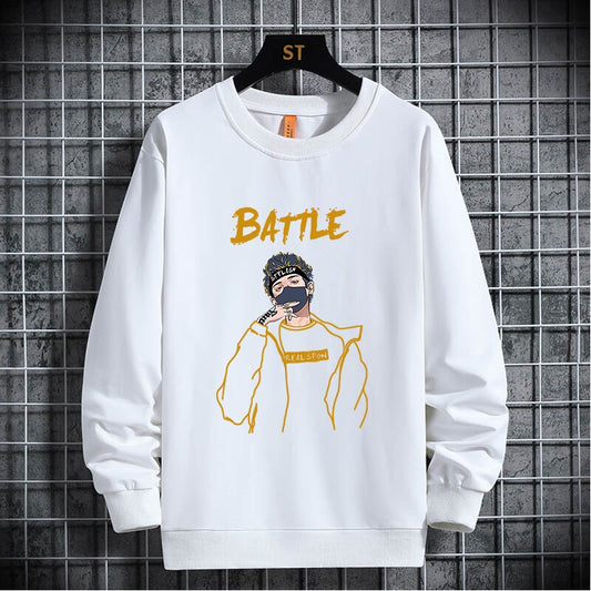 "Battle" Unisex Men Women Streetwear Graphic Hoodie Daulet Apparel