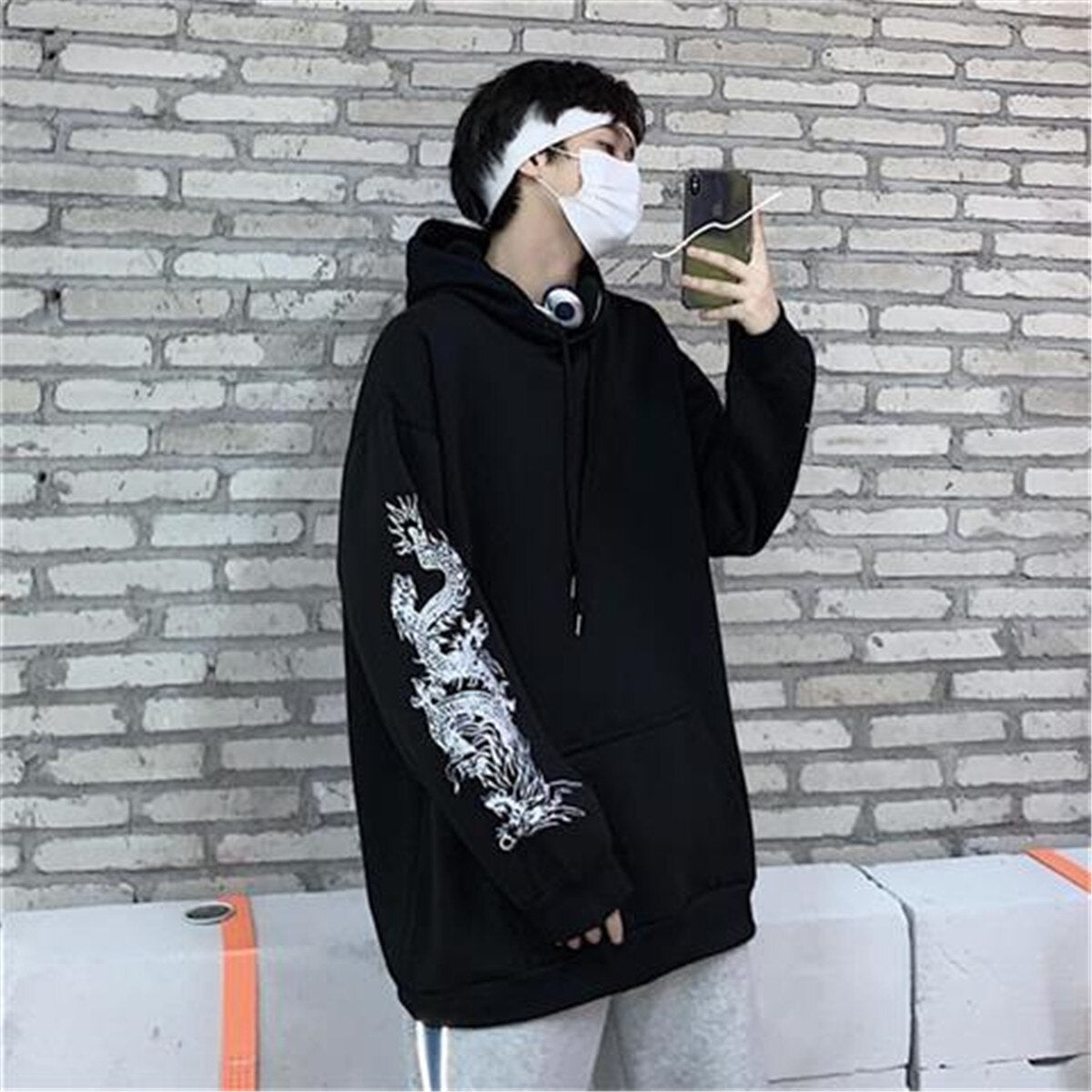 "Keep It Cool" Unisex Men Women Streetwear Graphic Hoodie Daulet Apparel